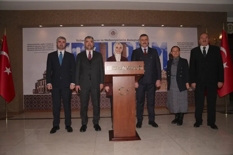 Bakan Göktaş Erzurum’u Ziyaret Etti