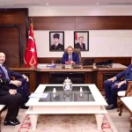 Başkan Arıkan tarihi yapılar için Vali Canbolat ile görüştü
