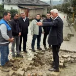 Başkan Caner, Yağış Bölgelerinde İnceleme Yaptı