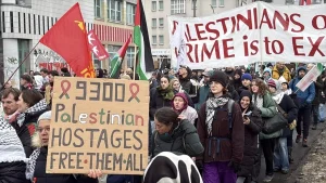 Berlin’de Filistin’e Destek Gösterisi