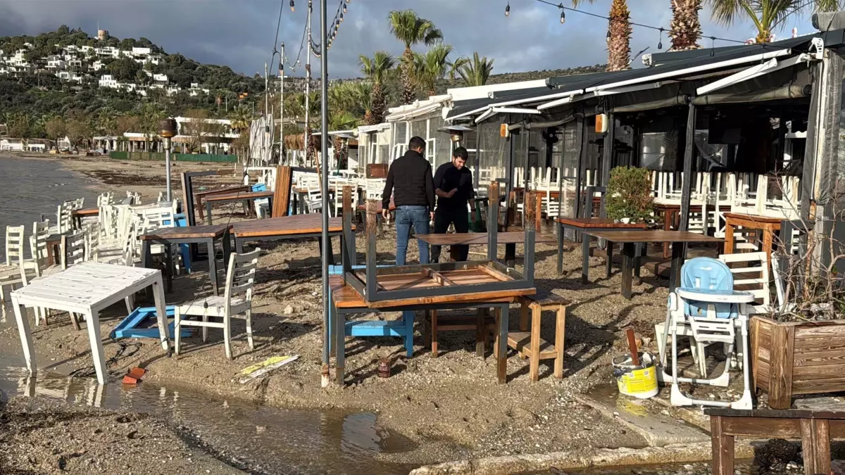 Bodrum’da Sağanak: 109 Ev ve İş Yeri Su Bastı