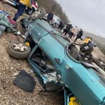 Bolu’da Takla Atan Araçta 4 Yaralı