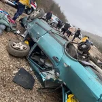 Bolu’da Takla Atan Otomobilde 4 Yaralı