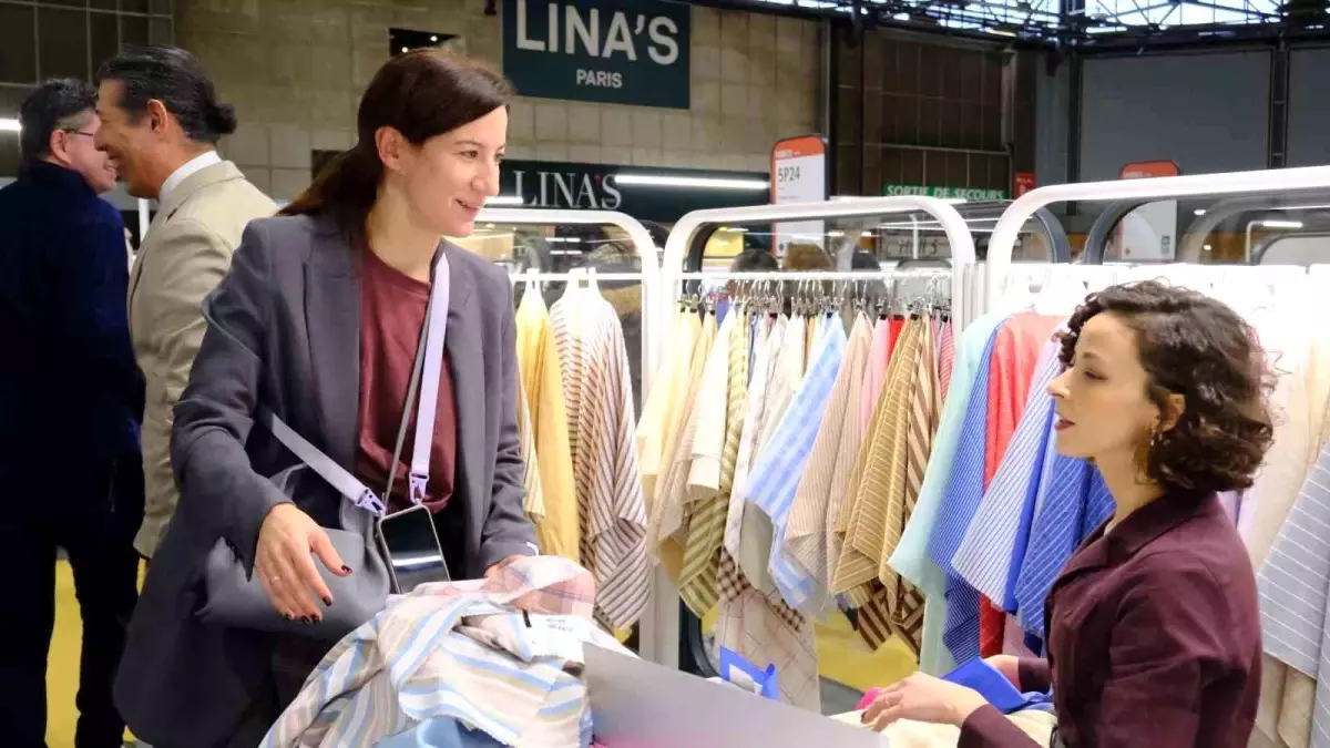 Bursa Tekstil Sektörü Paris Fuarında