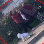 Bursa’da dilenciler kucağındaki bebeğe rağmen yer kavgasına tutuştu