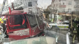 Büyükçekmece’de Kamyon Kontrolden Çıktı