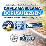 Büyükşehir’den Üreticilere Yüzde 100 Hibe Desteği