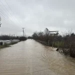 Çanakkale’de Yağış Yolu Çöktürdü