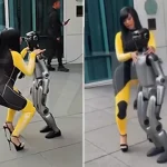 Cardi B rapçi rezil oldu! Robotla yaptığı dans kötü bitti