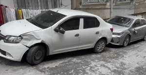 Çekici yokuştan kaydı, 14 araca çarptı