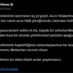Cevdet Yılmaz, Deprem Şehitlerini Andı