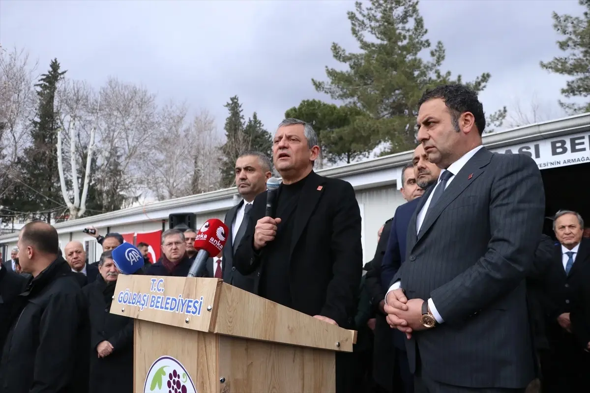 CHP Genel Başkanı Özel, Adıyaman’da konuştu Açıklaması