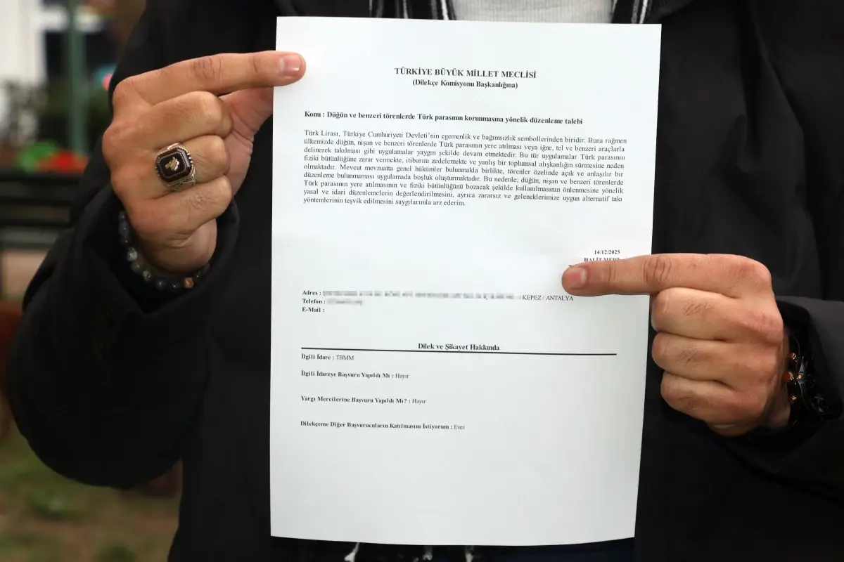 Düğünlerde Türk Lirası Koruma Talepleri