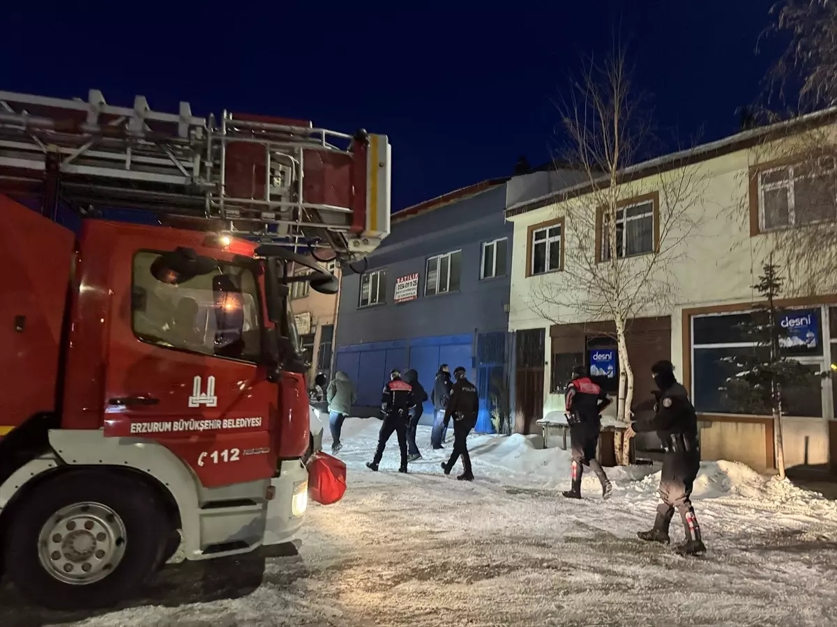 Erzurum’da evde zorla tutulduğunu öne süren kadını polis kurtardı