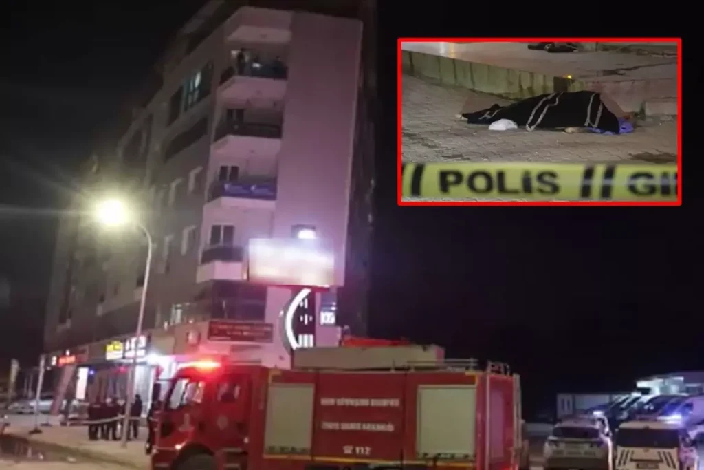 Eşiyle tartışıp camdan atladığı 5 çocuk babası adam hayatını kaybetti