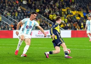 Fenerbahçe – Erzurumspor: İlk Yarısı 0-1