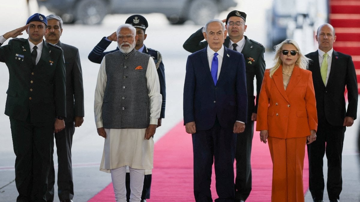 Hindistan Başbakanı Narendra Modi, İsrail’i ziyaret etti