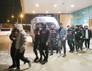 İnegöl’de 7 Düzensiz Göçmen Yakalandı