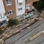 İzmir’de istinat duvarı çöktü: Apartman sakinleri 3 haftadır çözüm bekliyor
