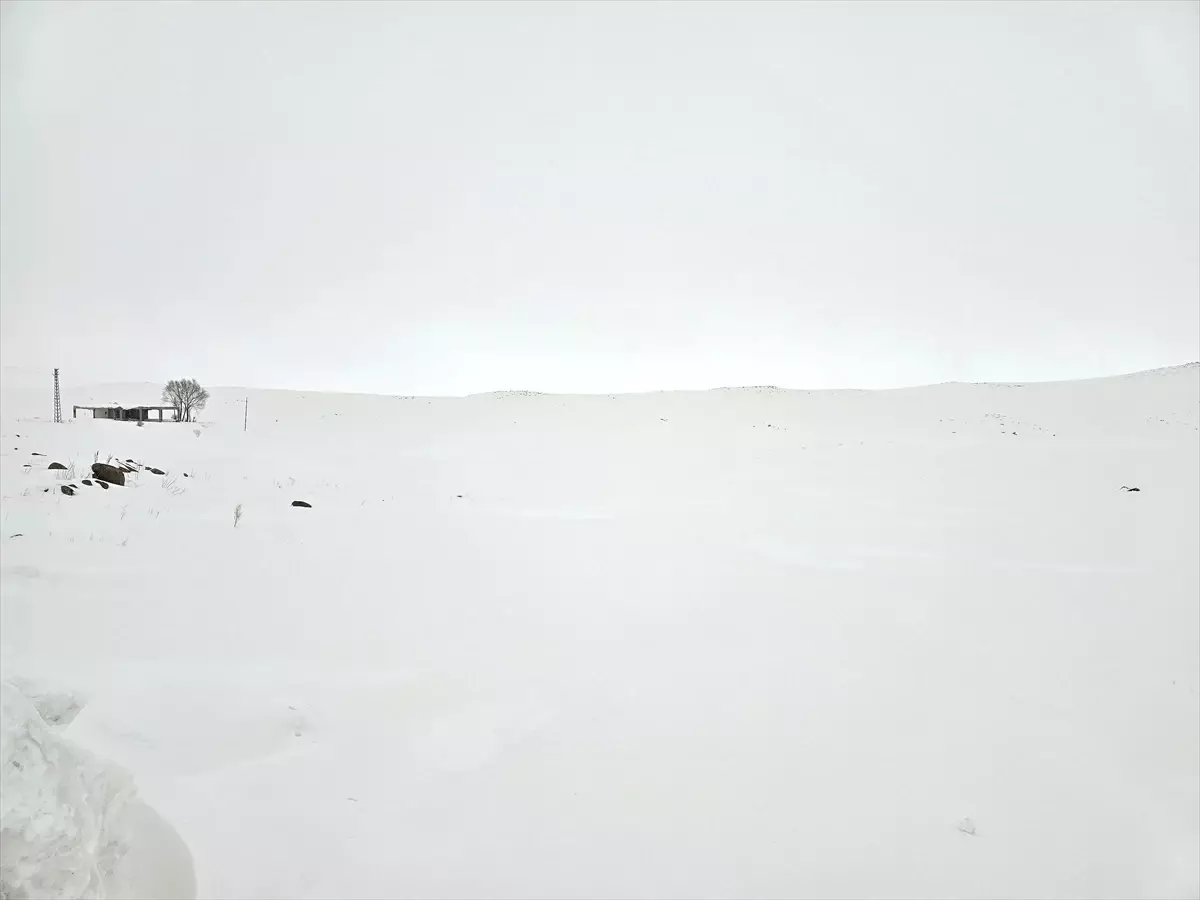 Karayazı’da Soğuk Hava Buzlanma Yarattı