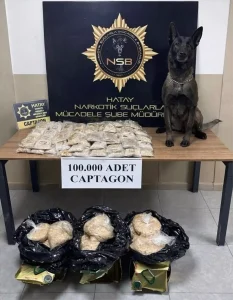 Kırıkhan’da Zeytinyağı Tenekelerinde 100 Bin Uyuşturucu Hap Ele Geçirildi