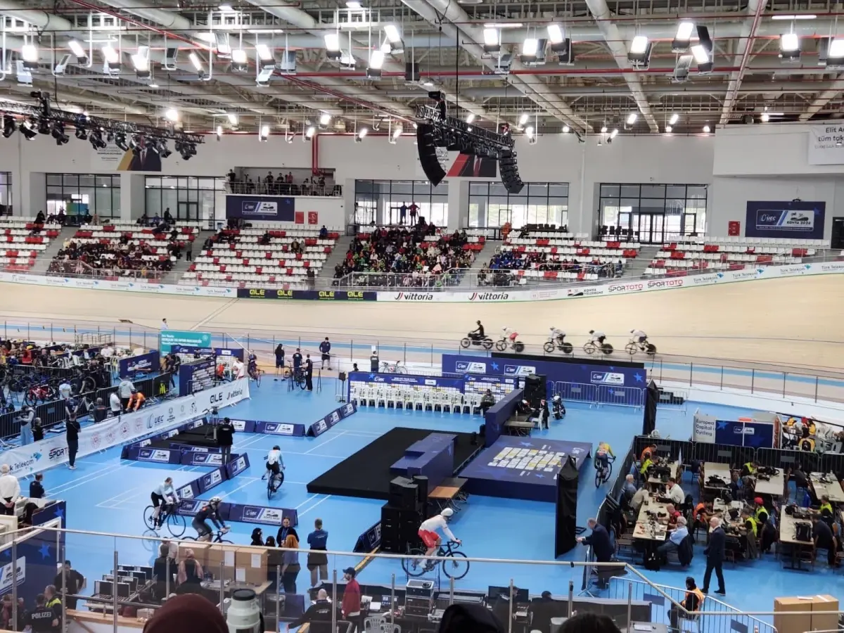 Konya’da Avrupa Pist Bisikleti Şampiyonası heyecanı