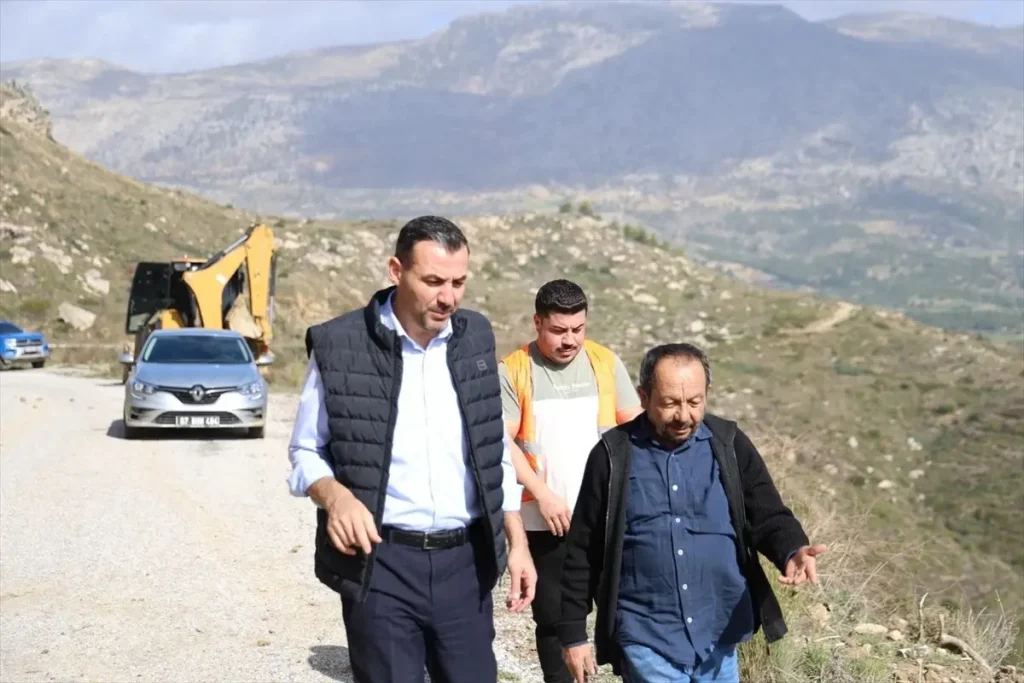 Manavgat’ta Heyelan Temizlik Çalışmaları