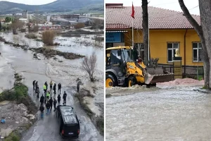 Manisa sağanak sonrası kabusu yaşadı! Caddeler sular altında kaldı, öğrenciler tahliye edildi