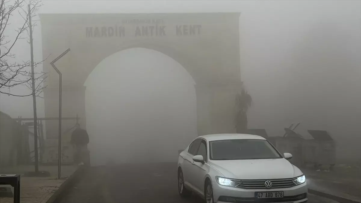 Mardin’de Yoğun Sis Etkili