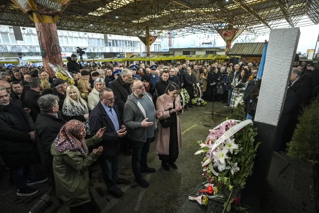 Markale Katliamı’nda 68 Sivil İçin Anma Töreni