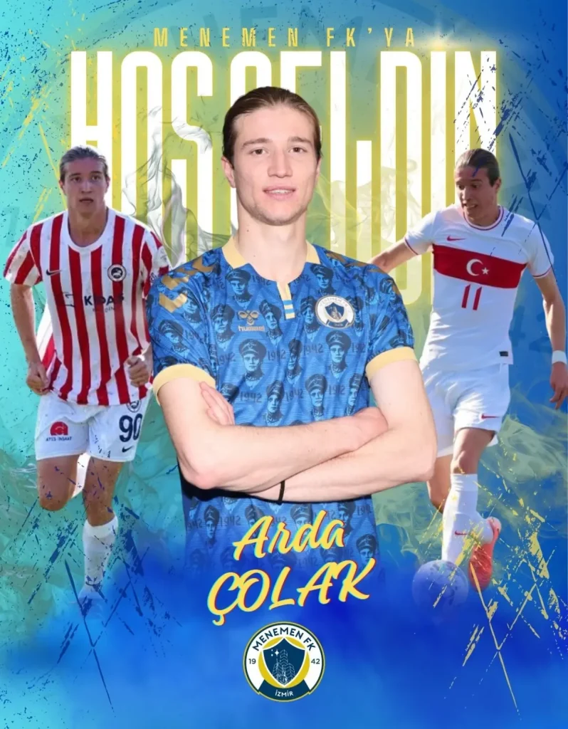 Menemen FK, Arda Çolak’ı Kiraladı