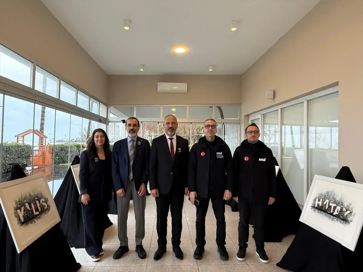 Mersin’de Deprem Anısına Sergi