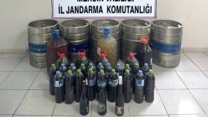 Mersin’de sahte içki operasyonu