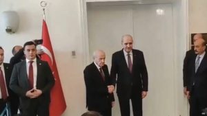 Numan Kurtulmuş, Devlet Bahçeli’yi ziyaret etti