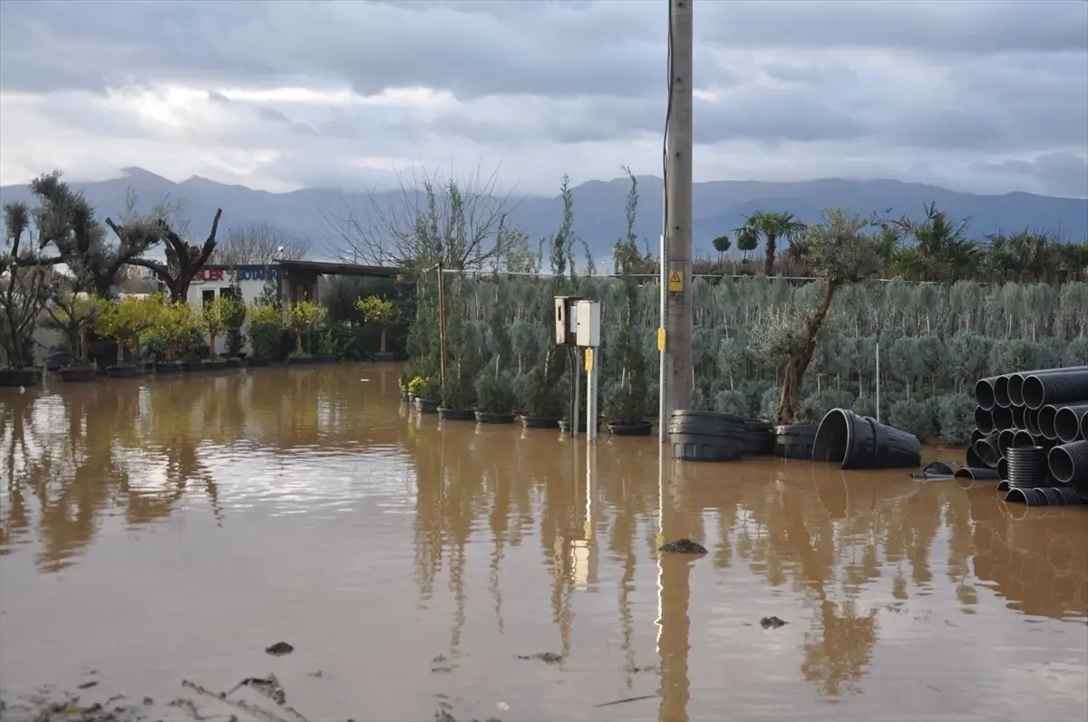 Ödemiş’te Aşırı Yağış Hayatı Olumsuz Etkiledi
