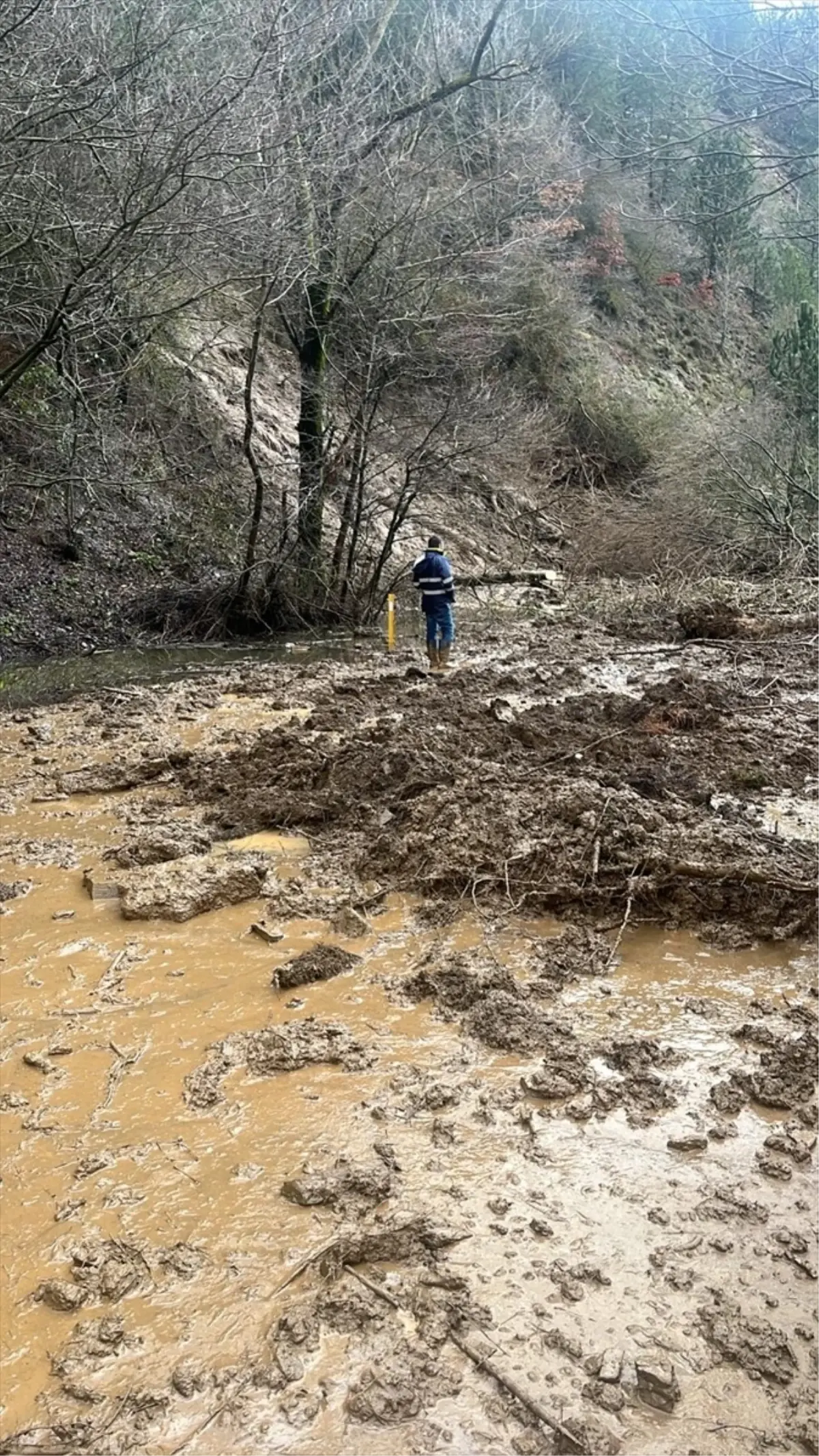 Ödemiş’te Heyelan Kapanan Yol Açıldı