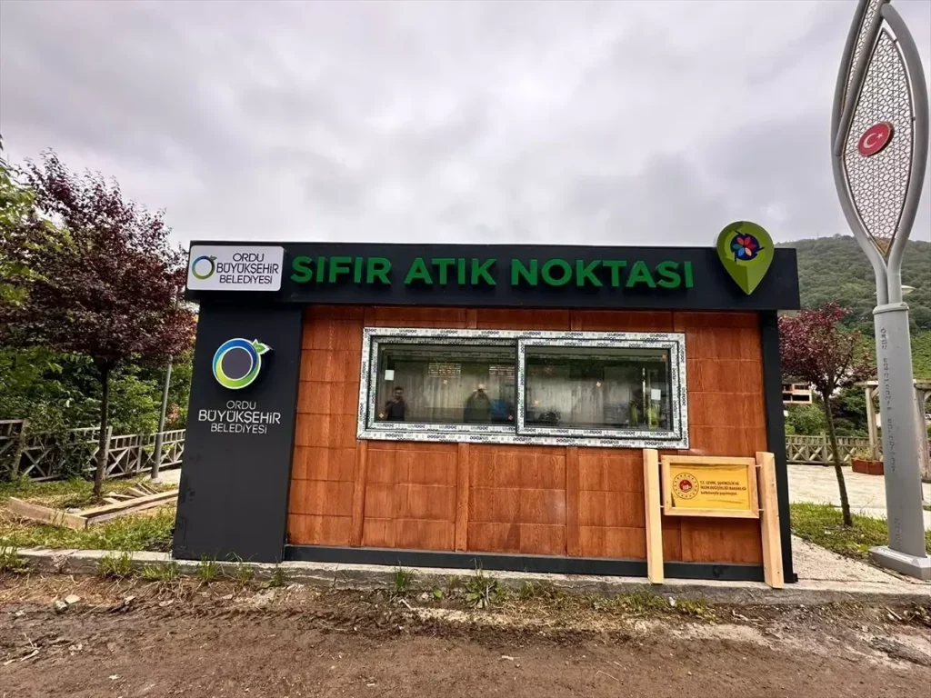 Ordu’da 19 İlçeye Sıfır Atık Noktası Kuruldu