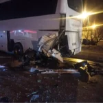 Osmancık’ta Otobüse Çarpan Araçta Sürücü Ağır Yaralandı