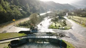 Salihli’de Şiddetli Yağışlar Sel Felaketi Yarattı