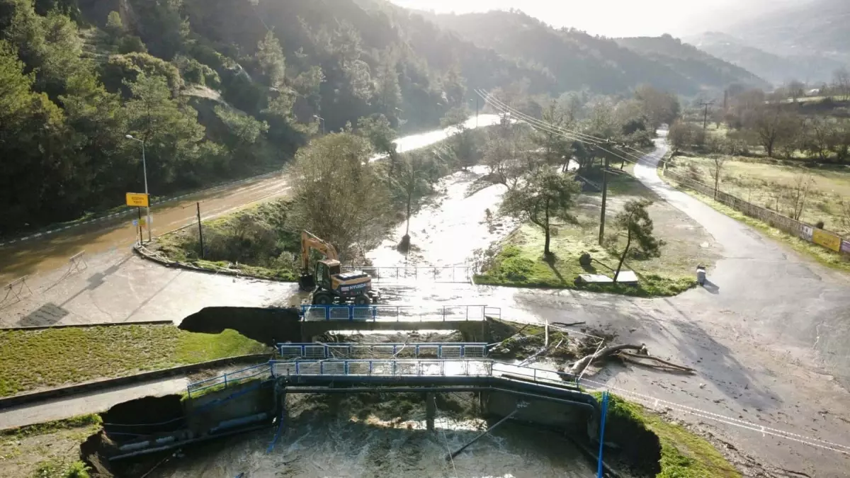 Salihli’de Şiddetli Yağışlar Sel Felaketi Yarattı