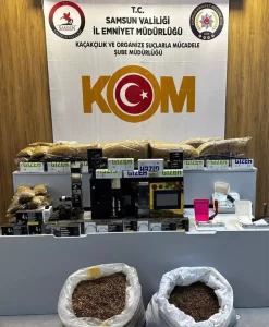 Samsun’da Kaçakçılık Operasyonu