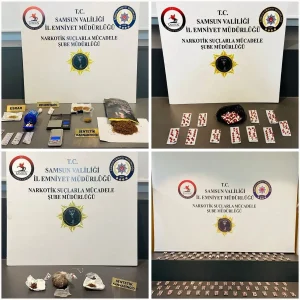 Samsun’da Uyuşturucu Operasyonu: 6 Gözaltı