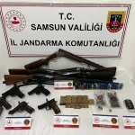 Samsun’da Uyuşturucu ve Silah Operasyonu