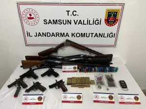 Samsun’da Uyuşturucu ve Silah Operasyonu