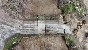 Seydikemer’de Köprü Çöktü