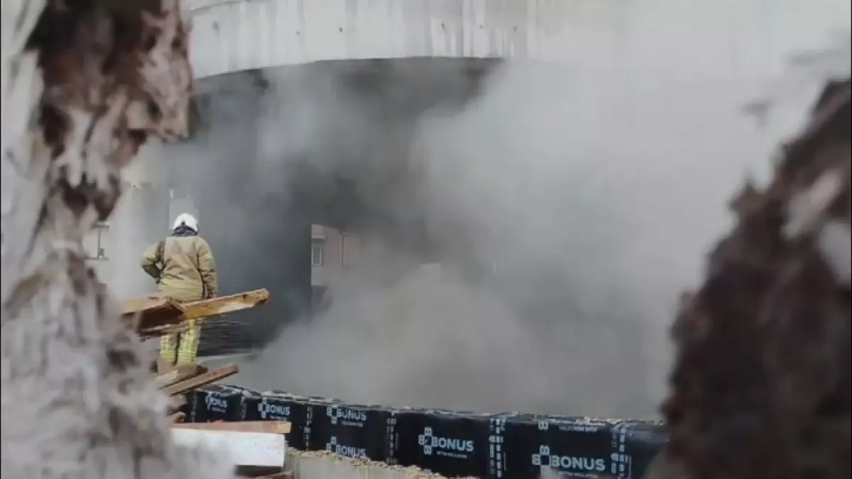 Silivri’de Kültür Merkezinde Yangın