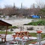 Soma’da Sağanak Yağış Sonrası Taşkın