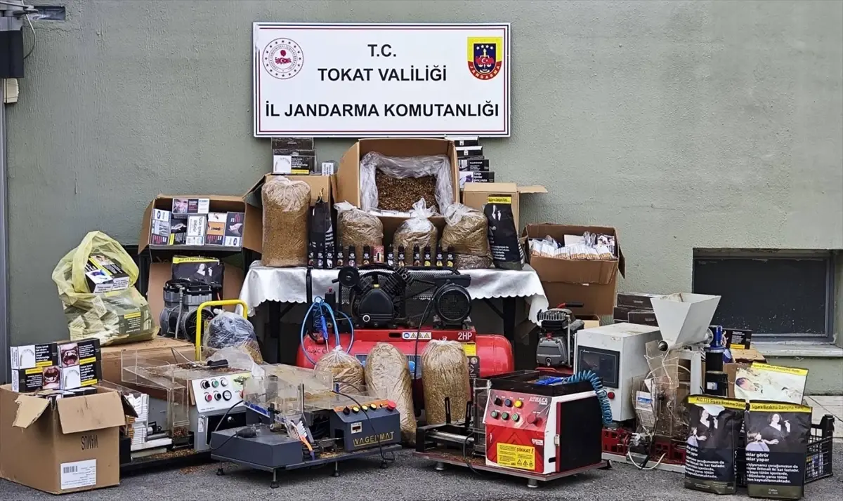 Tokat’ta Kaçak Tütün Operasyonu
