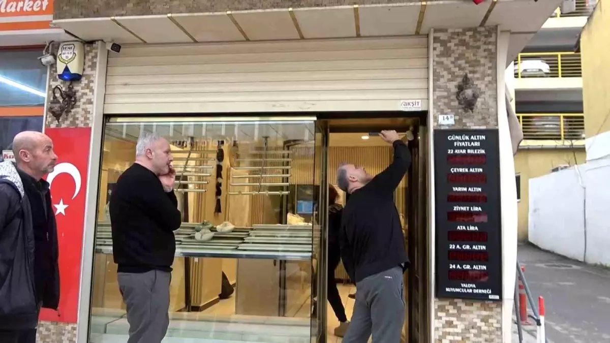 Yalova’da Hızlı Soygun: 1,5 Kilo Altın Çalındı