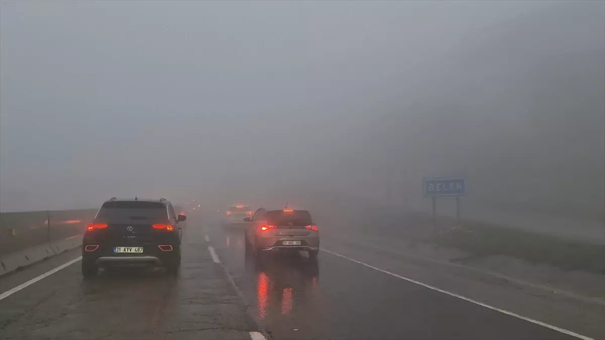 Yayladağı’nda Sağanak Yağış